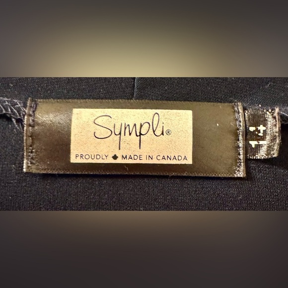 Sympli Navy Cowl Neck Hoodie - Picture 3 of 3